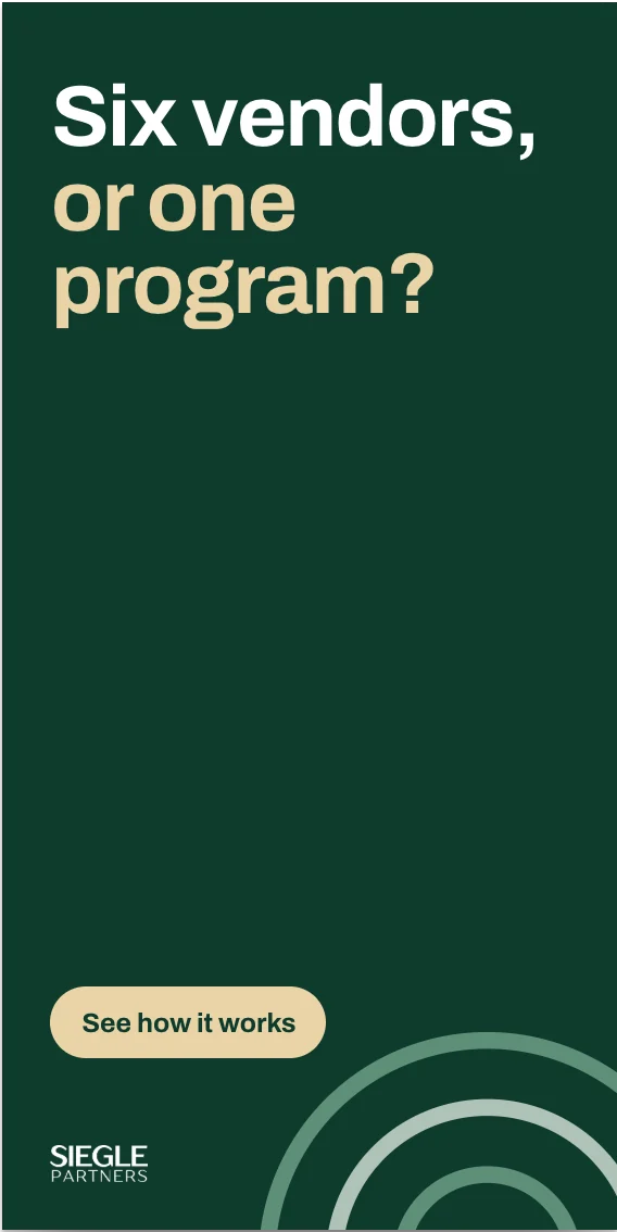 Mockup of a Siegle Partners display ad