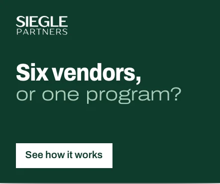 Mockup of a Siegle Partners display ad